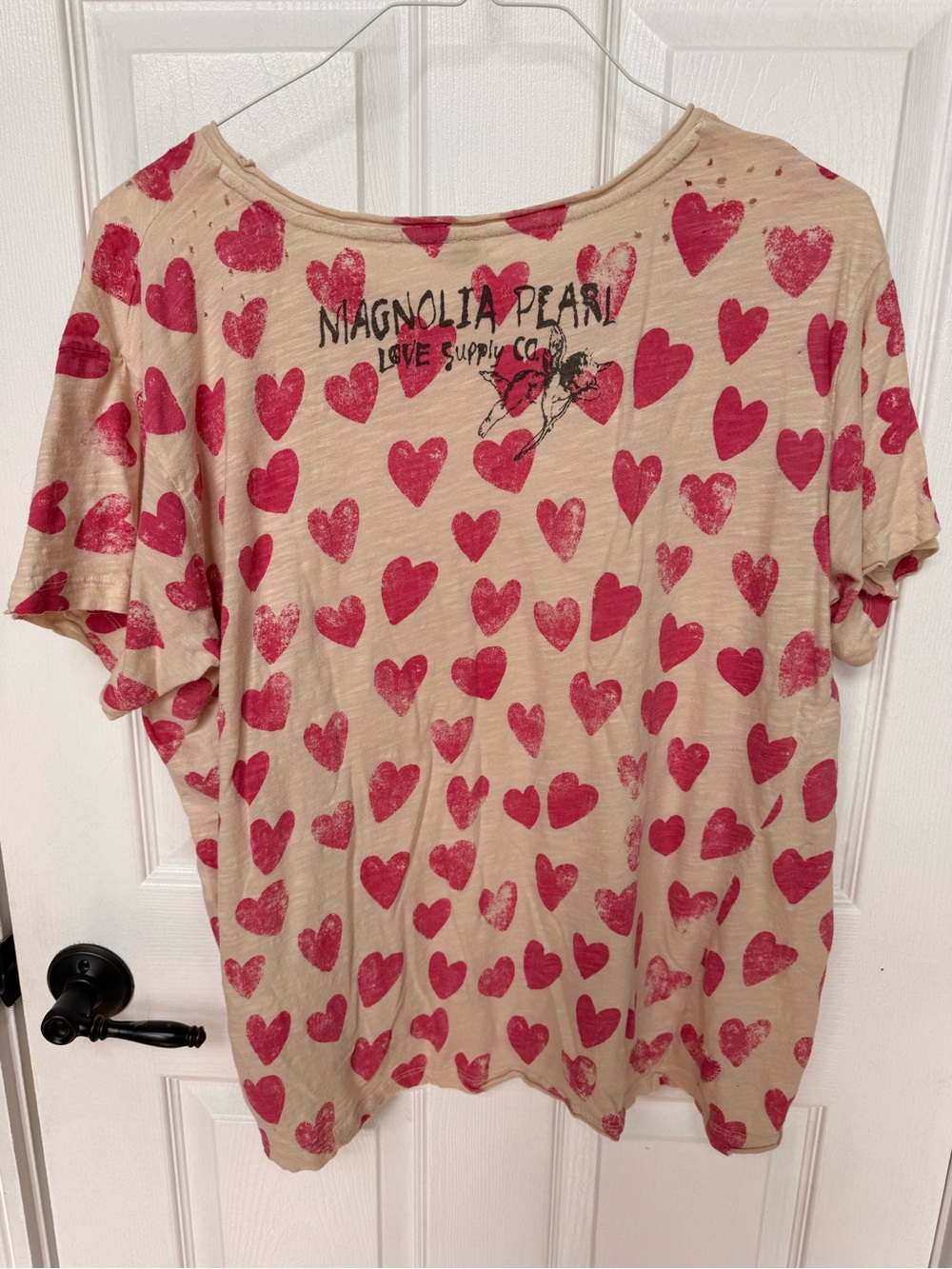 MP Pink Heart Print Short Sleeve Tee - Picture 5 of 5